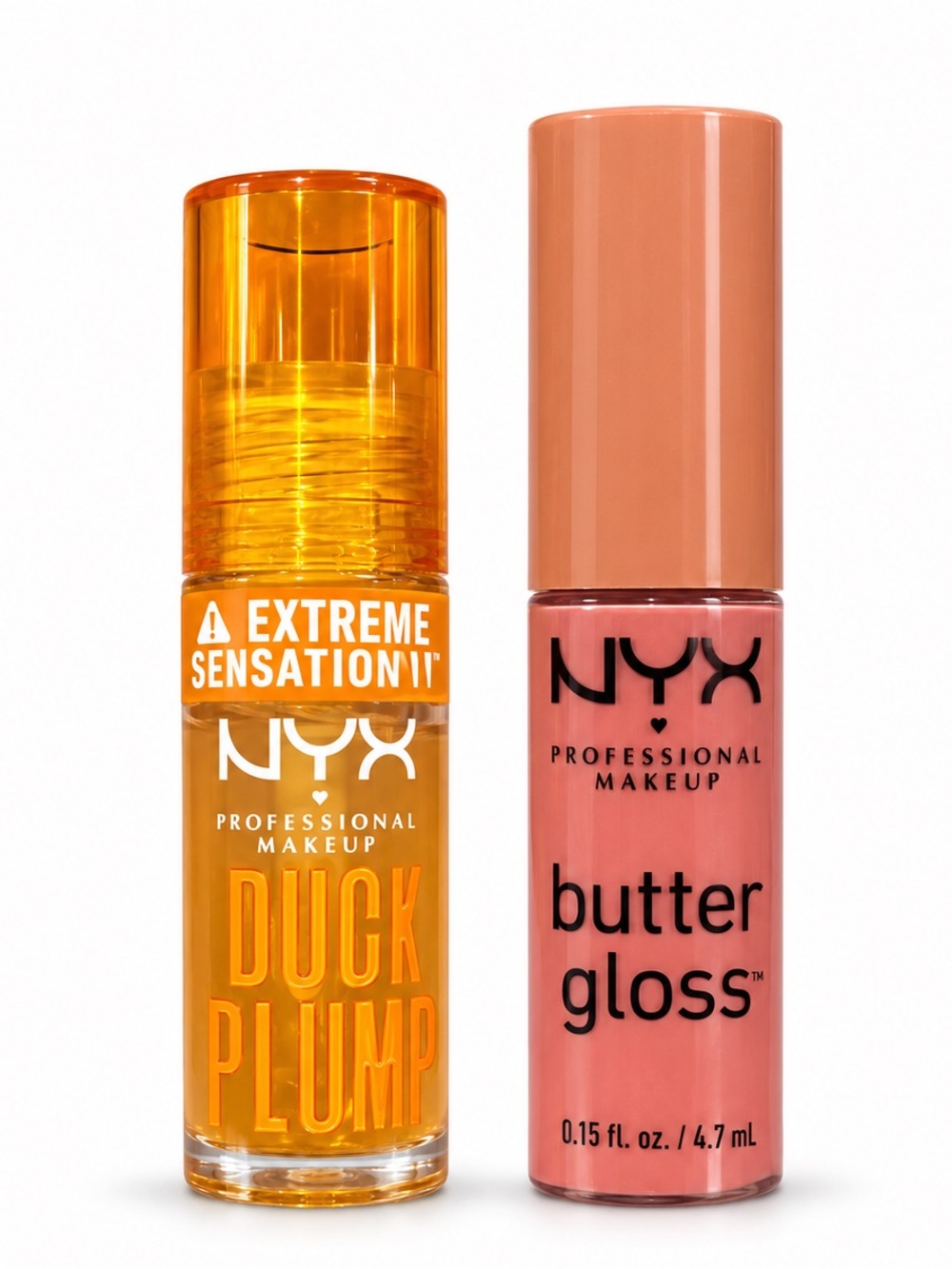 NYX Duck Plump Lip Plumping Gloss & Butter Gloss Mini Duo 2.7ml/4.7ml BRAND NEW